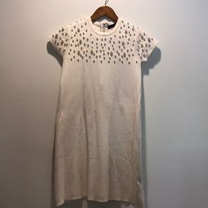 Cream/White color dress - Zara